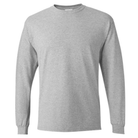Hanes Essential-T Long Sleeve T-Shirt, Light Steel, Front view