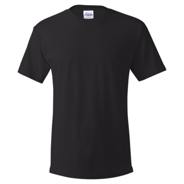 Hanes Essential-T T-Shirt, Black, Front view