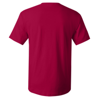 Hanes Essential-T T-Shirt, Deep Red, Back view