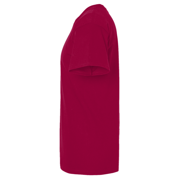 Hanes Essential-T T-Shirt, Deep Red, Left Sleeve view
