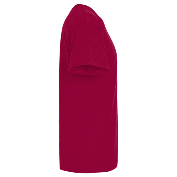 Hanes Essential-T T-Shirt, Deep Red, Right Sleeve view