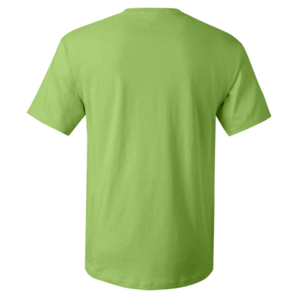 Hanes Essential-T T-Shirt, Lime, Back view