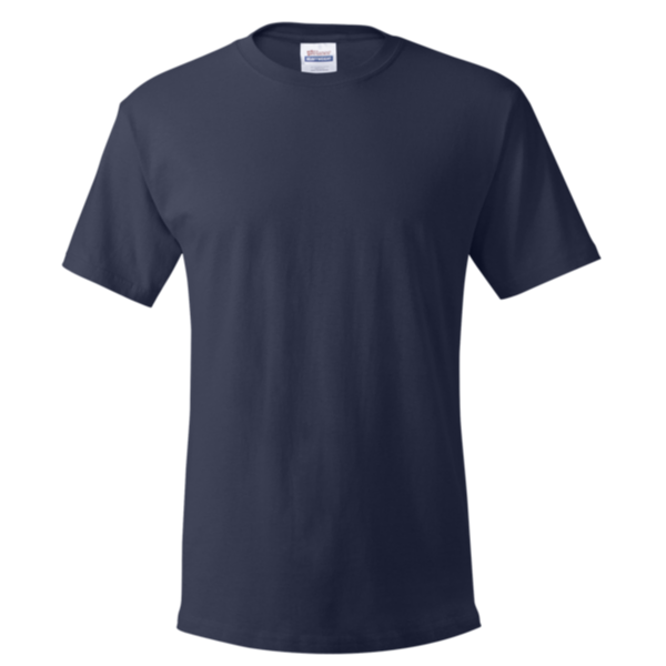 Hanes Essential-T T-Shirt, Navy, Front view
