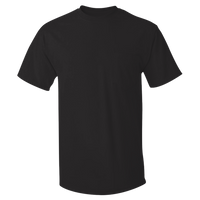 Hanes Men's Authentic Pocket T-Shirt, Black, Front view