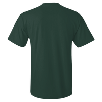 Hanes Men's Authentic Pocket T-Shirt, Deep Forest, Back view