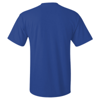 Hanes Men's Authentic Pocket T-Shirt, Deep Royal, Back view