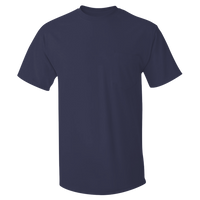 Hanes Men's Authentic Pocket T-Shirt, Navy, Front view