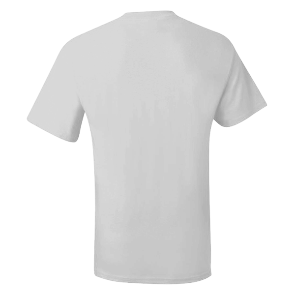 Hanes Men's Beefy-T® Pocket T-Shirt, Ash, Back view