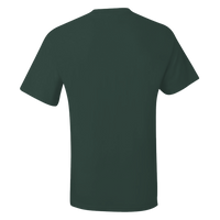 Hanes Men's Beefy-T® Pocket T-Shirt, Deep Forest, Back view