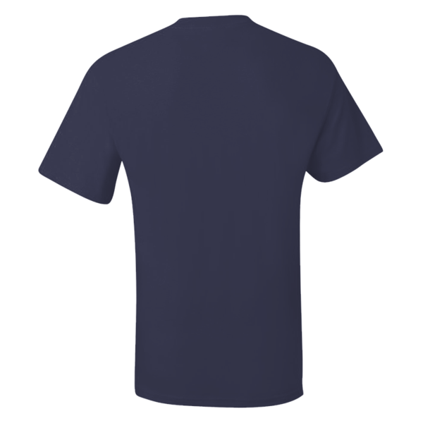 Hanes Men's Beefy-T® Pocket T-Shirt, Navy, Back view