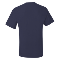 Hanes Men's Beefy-T® Pocket T-Shirt, Navy, Back view