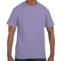 Hanes Unisex Authentic T-Shirt, Lavender, Front view