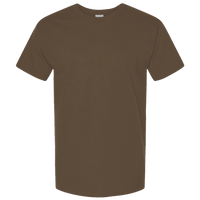 Hanes Unisex Beefy-T® Retro Street T-Shirt, Army Brown, Front view