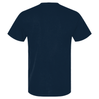Hanes Unisex Beefy-T® Retro Street T-Shirt, Athletic Navy, Back view