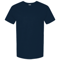 Hanes Unisex Beefy-T® Retro Street T-Shirt, Athletic Navy, Front view