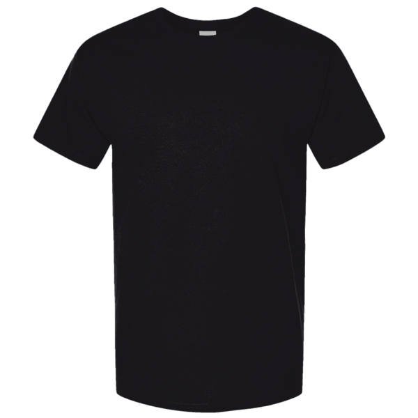 Hanes Unisex Beefy-T® Retro Street T-Shirt, Black, Front view