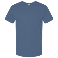 Hanes Unisex Beefy-T® Retro Street T-Shirt, Denim Blue, Front view