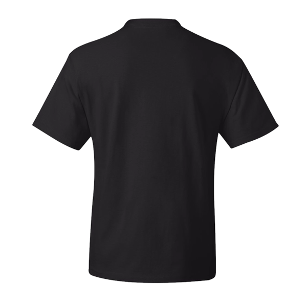 Hanes Unisex Beefy-T® T-Shirt, Black, Back view