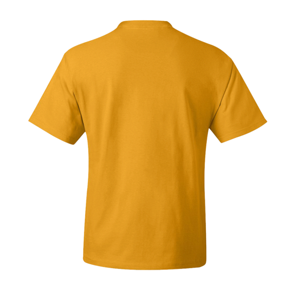 Hanes Unisex Beefy-T® T-Shirt, Gold, Back view