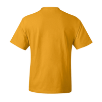 Hanes Unisex Beefy-T® T-Shirt, Gold, Back view