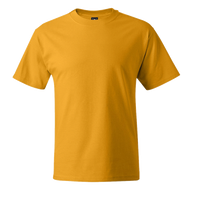 Hanes Unisex Beefy-T® T-Shirt, Gold, Front view