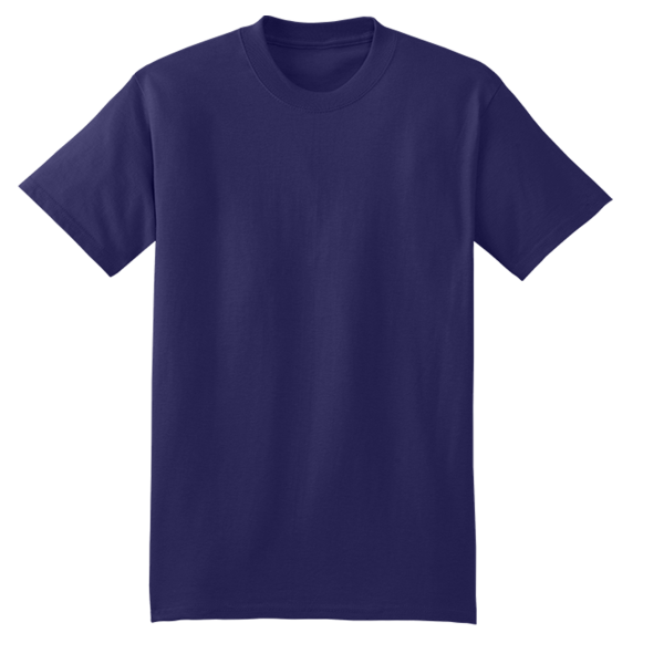 Hanes Unisex Beefy-T® T-Shirt, Grape Smash, Front view