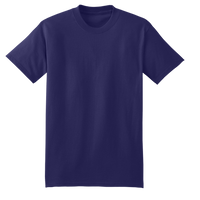 Hanes Unisex Beefy-T® T-Shirt, Grape Smash, Front view