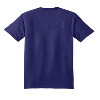 Hanes Unisex Beefy-T® T-Shirt, Grape Smash Heather, Back view