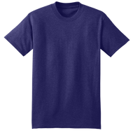 Hanes Unisex Beefy-T® T-Shirt, Grape Smash Heather, Front view