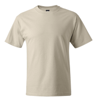 Hanes Unisex Beefy-T® T-Shirt, Natural, Front view
