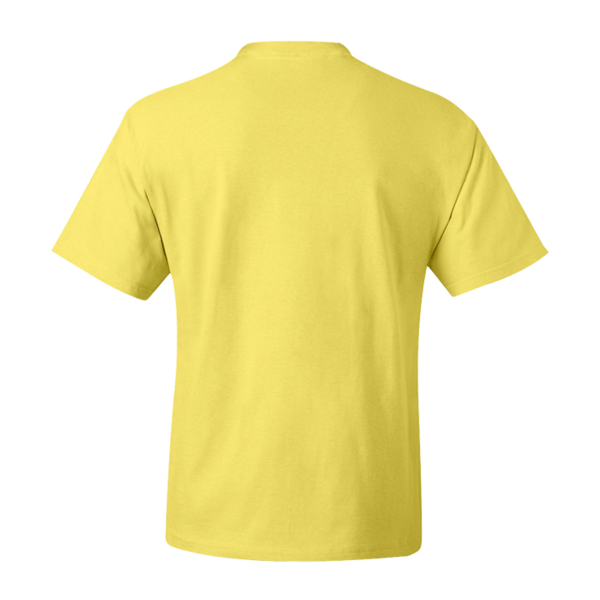Hanes Unisex Beefy-T® T-Shirt, Yellow, Back view