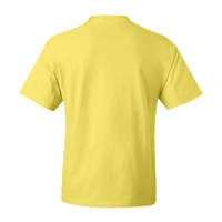 Hanes Unisex Beefy-T® T-Shirt, Yellow, Back view
