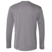 Hanes Unisex Cool DRI® Long Sleeve Performance T-Shirt, Graphite, Back view