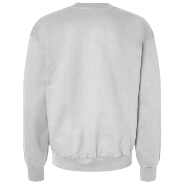 Hanes Unisex EcoSmart® Crewneck Sweatshirt, Ash, Back view
