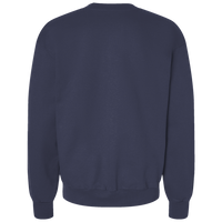 Hanes Unisex EcoSmart® Crewneck Sweatshirt, Navy, Back view