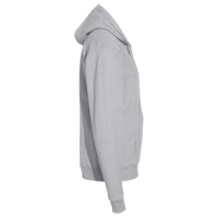 Hanes Unisex EcoSmart® Full-Zip Hooded Sweatshirt, Light Steel, Right Sleeve view