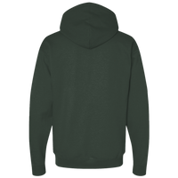 Hanes Unisex EcoSmart® Hooded Sweatshirt, Deep Forest, Back view