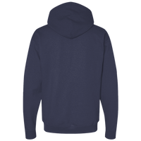 Hanes Unisex EcoSmart® Hooded Sweatshirt, Navy, Back view