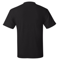 Hanes Unisex EcoSmart® T-Shirt, Black, Back view