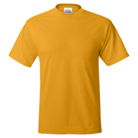 Hanes Unisex EcoSmart® T-Shirt, Gold, Front view