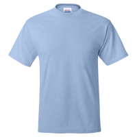 Hanes Unisex EcoSmart® T-Shirt, Light Blue, Front view