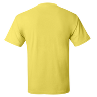 Hanes Unisex EcoSmart® T-Shirt, Yellow, Back view