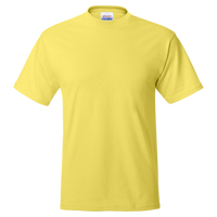 Hanes Unisex EcoSmart® T-Shirt, Yellow, Front view
