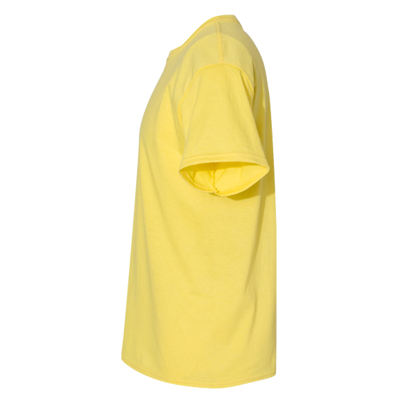 Hanes Unisex EcoSmart® T-Shirt, Yellow, Left Sleeve view