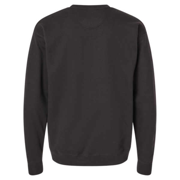 Hanes Unisex Perfect Sweats Crewneck Sweatshirt, Black, Back view