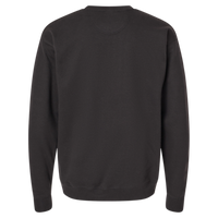 Hanes Unisex Perfect Sweats Crewneck Sweatshirt, Black, Back view