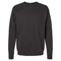 Hanes Unisex Perfect Sweats Crewneck Sweatshirt, Black, Front view