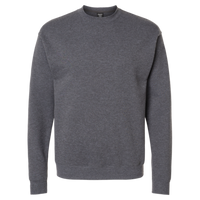 Hanes Unisex Perfect Sweats Crewneck Sweatshirt, Charcoal Heather, Front view