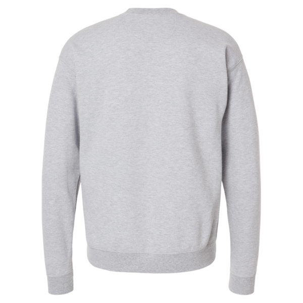 Hanes Unisex Perfect Sweats Crewneck Sweatshirt, Light Steel, Back view