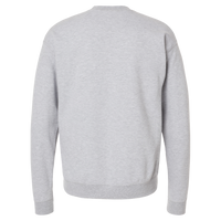 Hanes Unisex Perfect Sweats Crewneck Sweatshirt, Light Steel, Back view